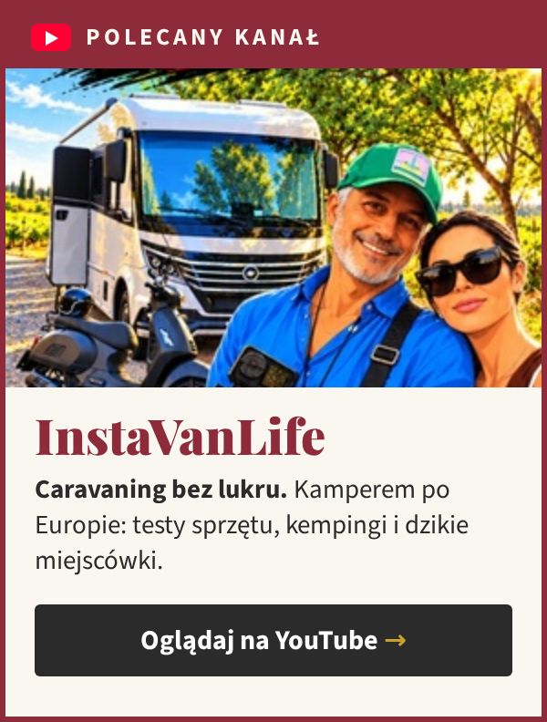 InstaVanLife – caravaning bez lukru, kanał na YouTube